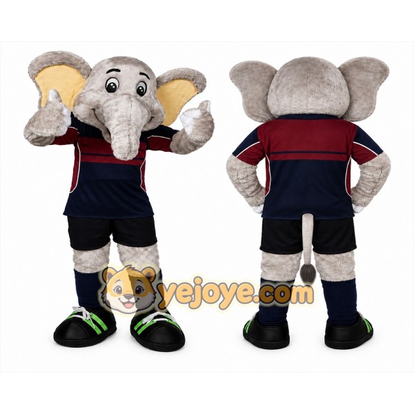 Elephant Mascot Costume for Adults Custom Logo Party Character Suit