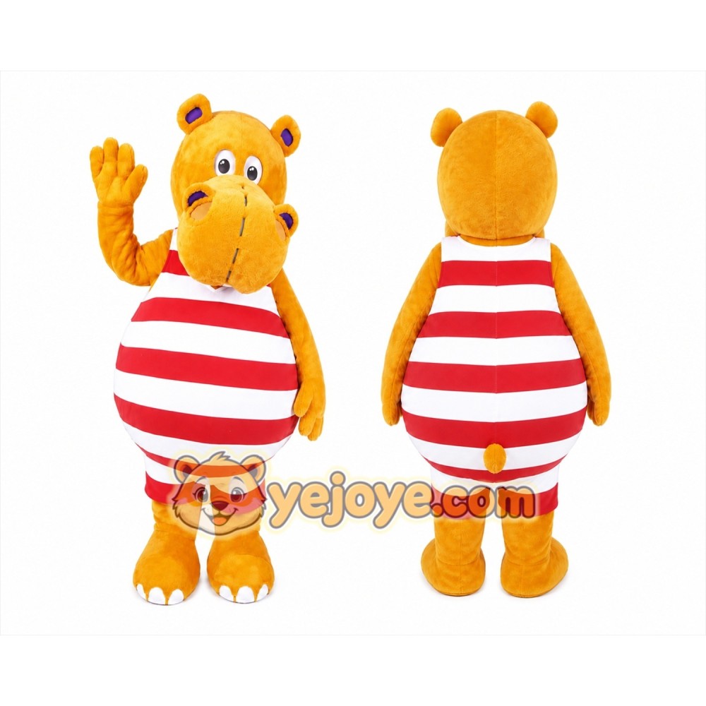 Hippo Mascot Costume for Adults Custom Logo Party Character Suit
