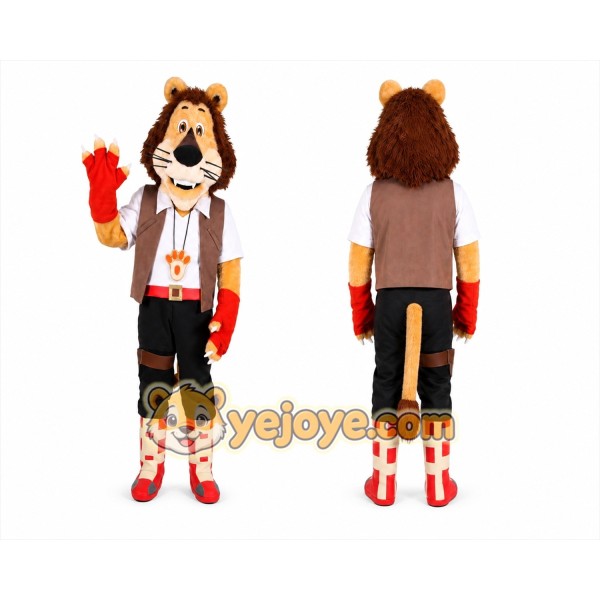 Lion Mascot Costume for Adults Custom Logo Party Character Suit