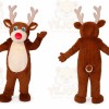 Reindeer Mascot Costume for Adults Custom Logo Party Character Suit
