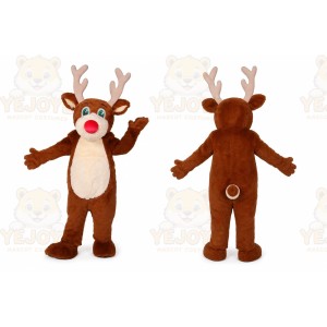 Reindeer Mascot Costume for Adults Custom Logo Party Character Suit