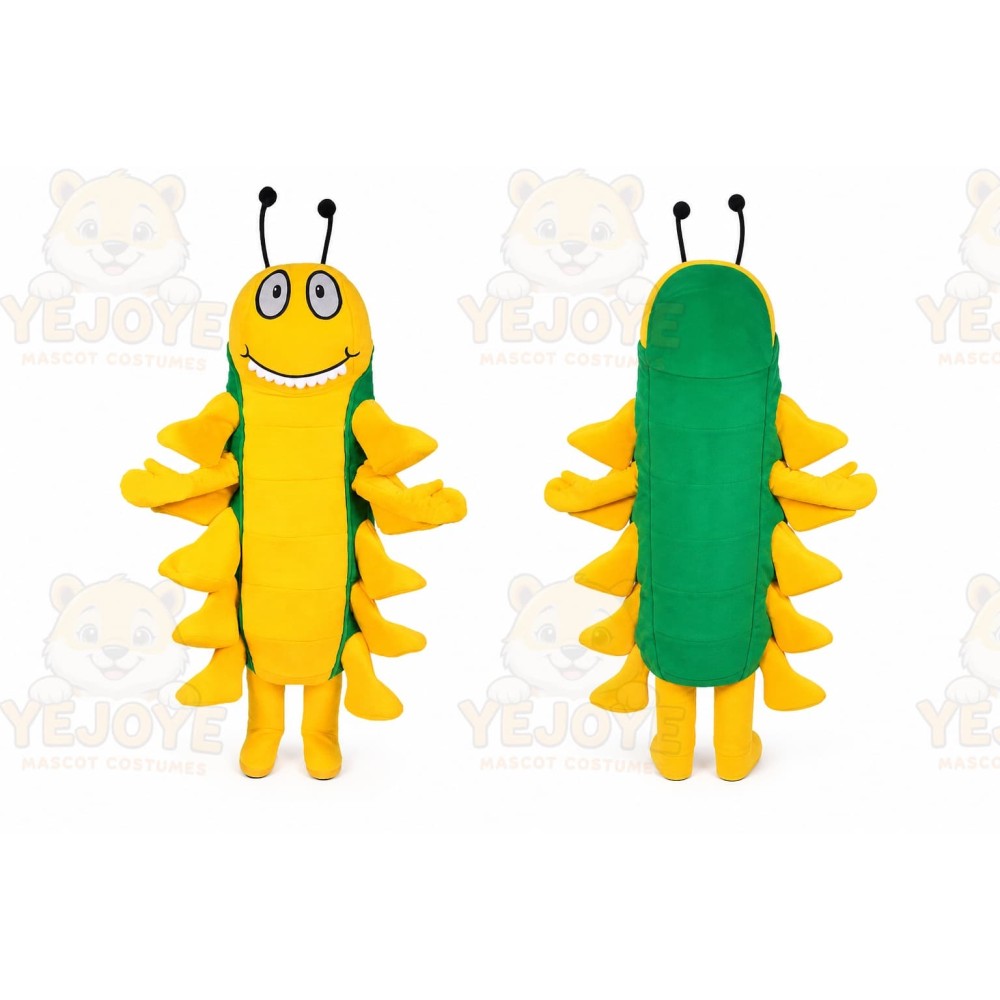 Caterpillar Mascot Costume for Adults Custom Logo Party Character Suit