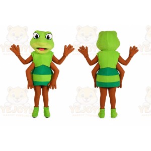 Frog Mascot Costume for Adults Custom Logo Party Character Suit
