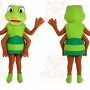 Frog Mascot Costume for Adults Custom Logo Party Character Suit
