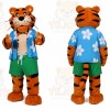 Tiger Mascot Costume for Adults Custom Logo Party Character Suit