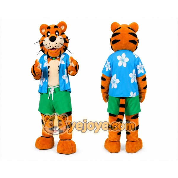 Tiger Mascot Costume for Adults Custom Logo Party Character Suit