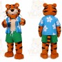 Tiger Mascot Costume for Adults Custom Logo Party Character Suit