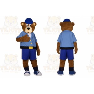 Bear Mascot Costume for Adults Custom Logo Party Character Suit