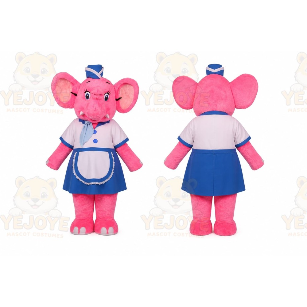 Elephant Mascot Costume for Adults Custom Logo Party Character Suit