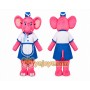 Elephant Mascot Costume for Adults Custom Logo Party Character Suit
