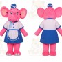 Elephant Mascot Costume for Adults Custom Logo Party Character Suit