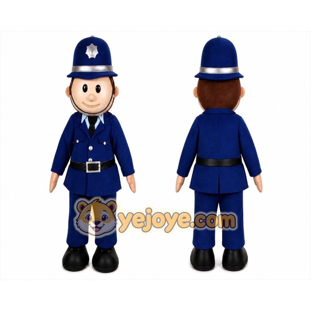 Police Officer Mascot Costume for Adults Custom Logo Party Character Suit Police Officer Mascot Costume for Adults Custom Logo Party Character Suit