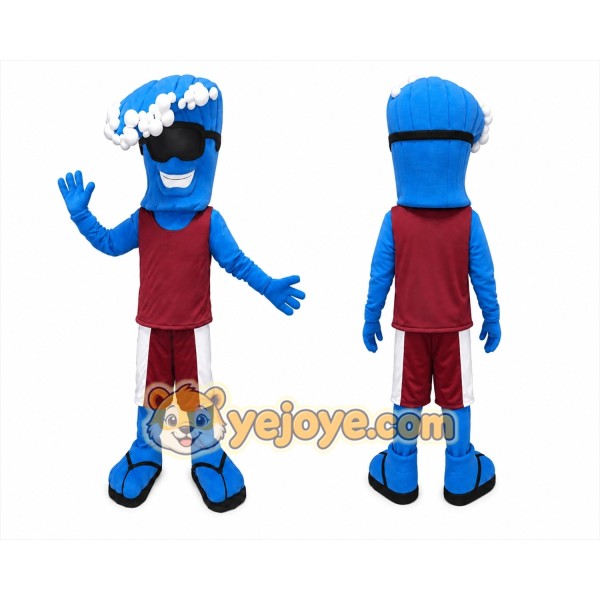 Ocean Wave Character Mascot Costume for Adults Custom Logo Party Character Suit