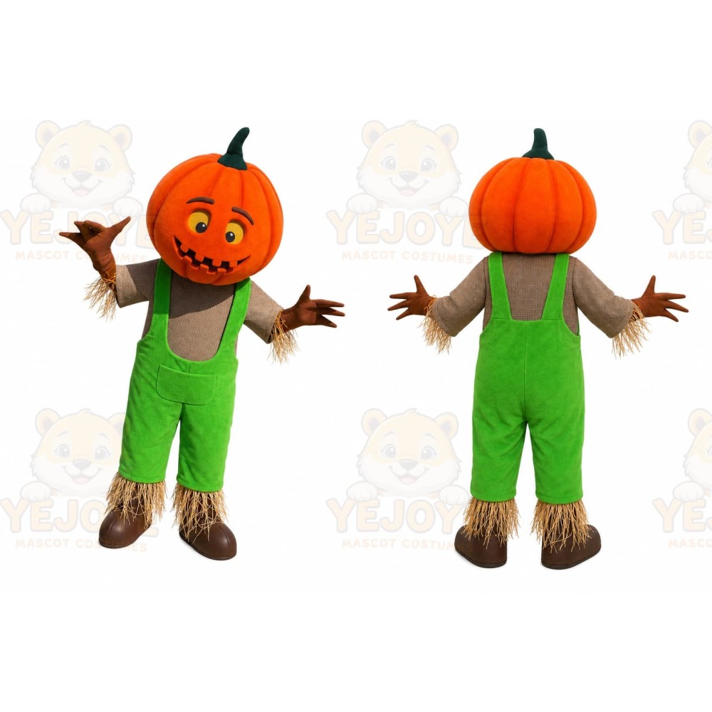 Scarecrow Mascot Costume for Adults Custom Logo Party Character Suit