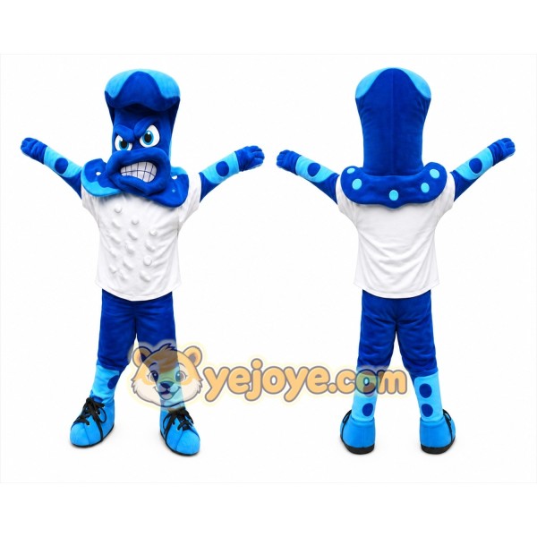 Octopus Mascot Costume for Adults Custom Logo Party Character Suit