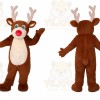 Reindeer Mascot Costume for Adults Custom Logo Party Character Suit