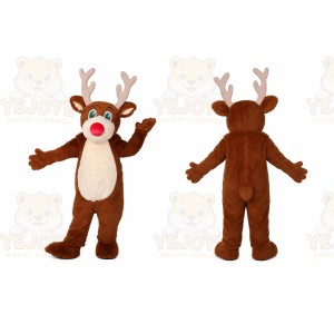 Reindeer Mascot Costume for Adults Custom Logo Party Character Suit