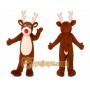 Reindeer Mascot Costume for Adults Custom Logo Party Character Suit