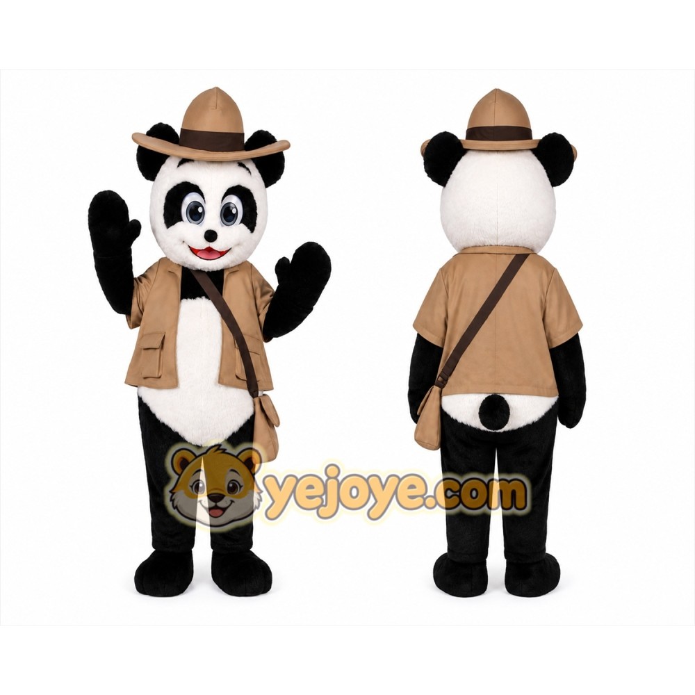 Panda Mascot Costume for Adults Custom Logo Party Character Suit Panda Mascot Costume for Adults Custom Logo Party Character Suit