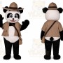 Panda Mascot Costume for Adults Custom Logo Party Character Suit