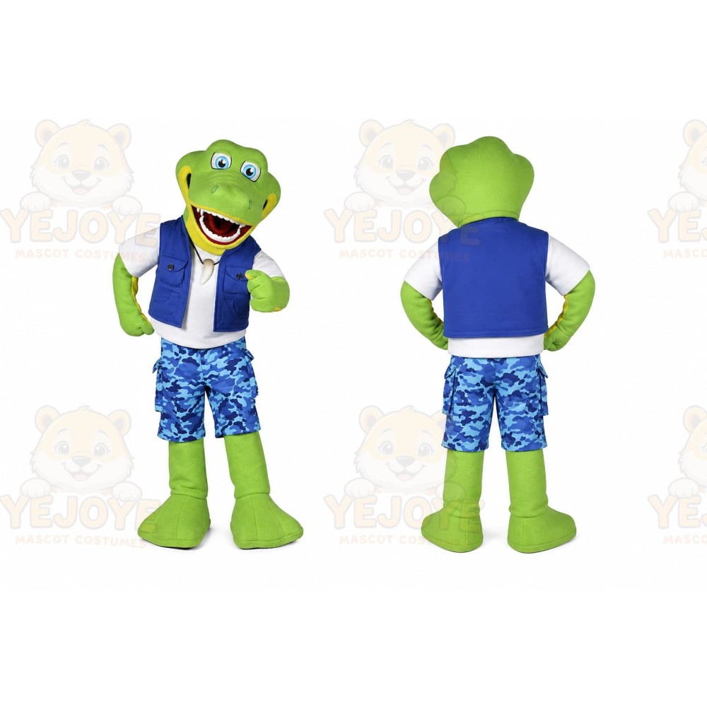 Frog Mascot Costume for Adults Custom Logo Party Character Suit