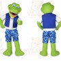 Frog Mascot Costume for Adults Custom Logo Party Character Suit