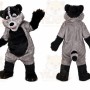 Badger Mascot Costume for Adults Custom Logo Party Character Suit