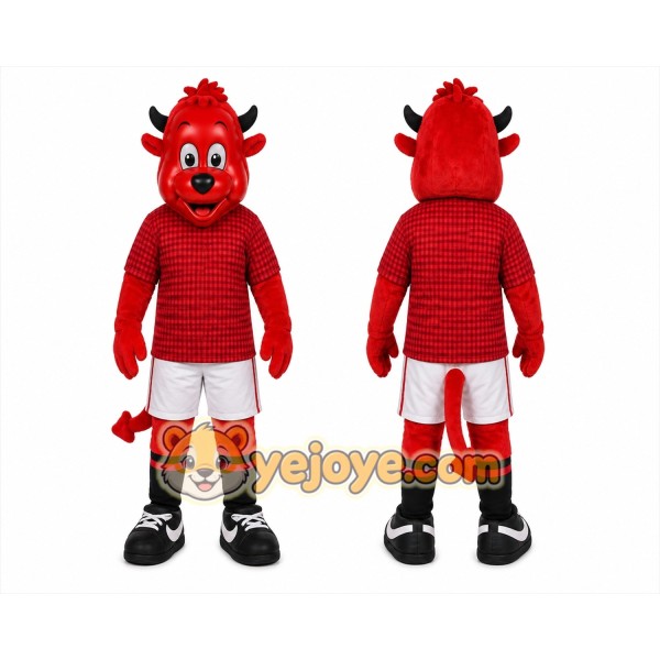 Bull Mascot Costume for Adults Custom Logo Party Character Suit