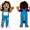 Lion Mascot Costume for Adults Custom Logo Party Character Suit