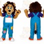 Lion Mascot Costume for Adults Custom Logo Party Character Suit