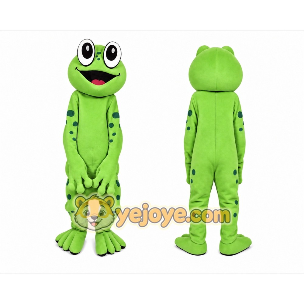 Frog Mascot Costume for Adults Custom Logo Party Character Suit Frog Mascot Costume for Adults Custom Logo Party Character Suit