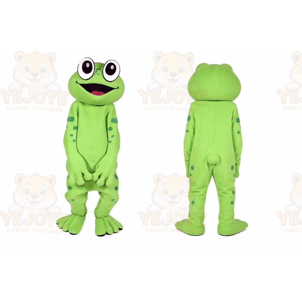 Frog Mascot Costume for Adults Custom Logo Party Character Suit