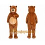 Bear Mascot Costume for Adults Custom Logo Party Character Suit