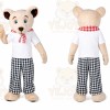 Bear Mascot Costume for Adults Custom Logo Party Character Suit