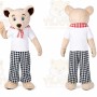 Bear Mascot Costume for Adults Custom Logo Party Character Suit