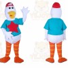 Duck Mascot Costume for Adults Custom Logo Party Character Suit