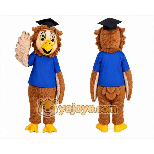 Owl Mascot Costume for Adults Custom Logo Party Character Suit