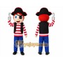 Pirate Mascot Costume for Adults Custom Logo Party Character Suit