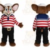 Mouse Mascot Costume for Adults Custom Logo Party Character Suit