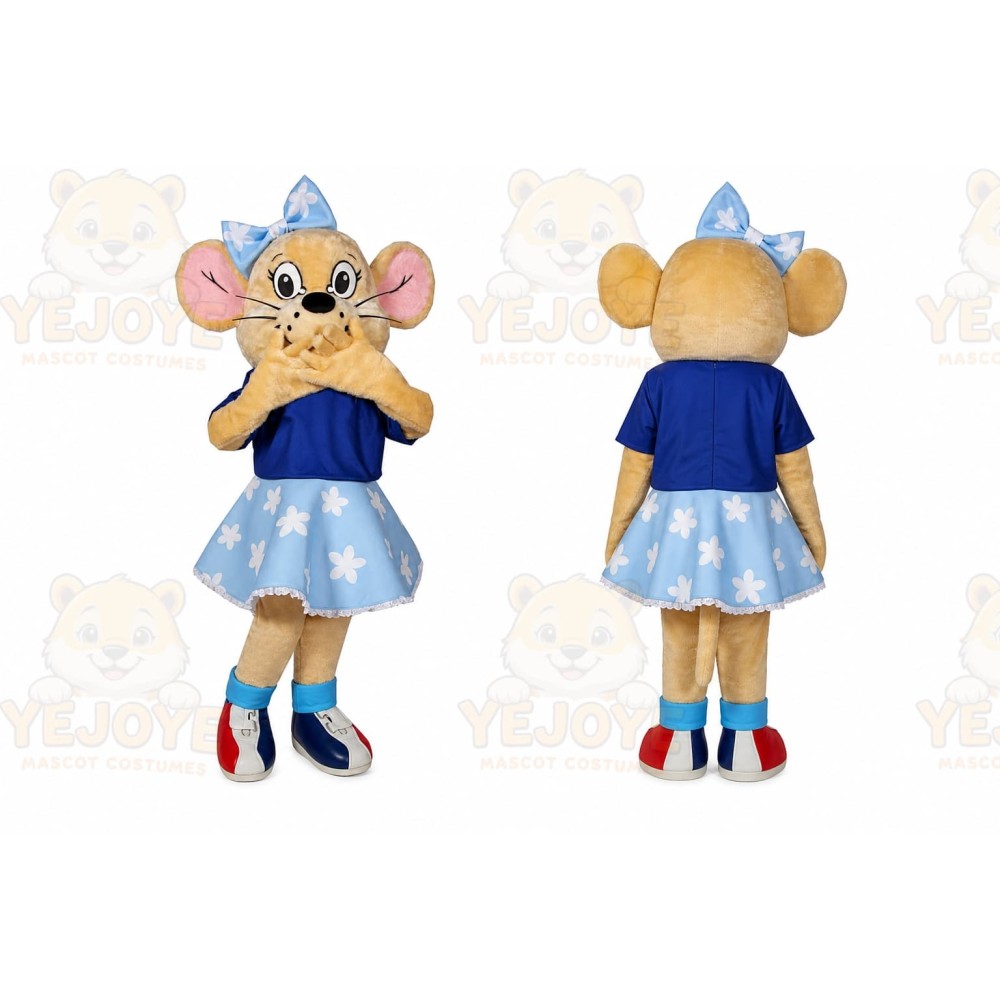 Mouse Mascot Costume for Adults Custom Logo Party Character Suit