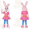 Rabbit Mascot Costume for Adults Custom Logo Party Character Suit