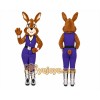 Rabbit Mascot Costume for Adults Custom Logo Party Character Suit Rabbit Mascot Costume for Adults Custom Logo Party Character Suit