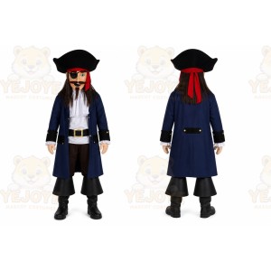 Pirate Mascot Costume for Adults Custom Logo Party Character Suit