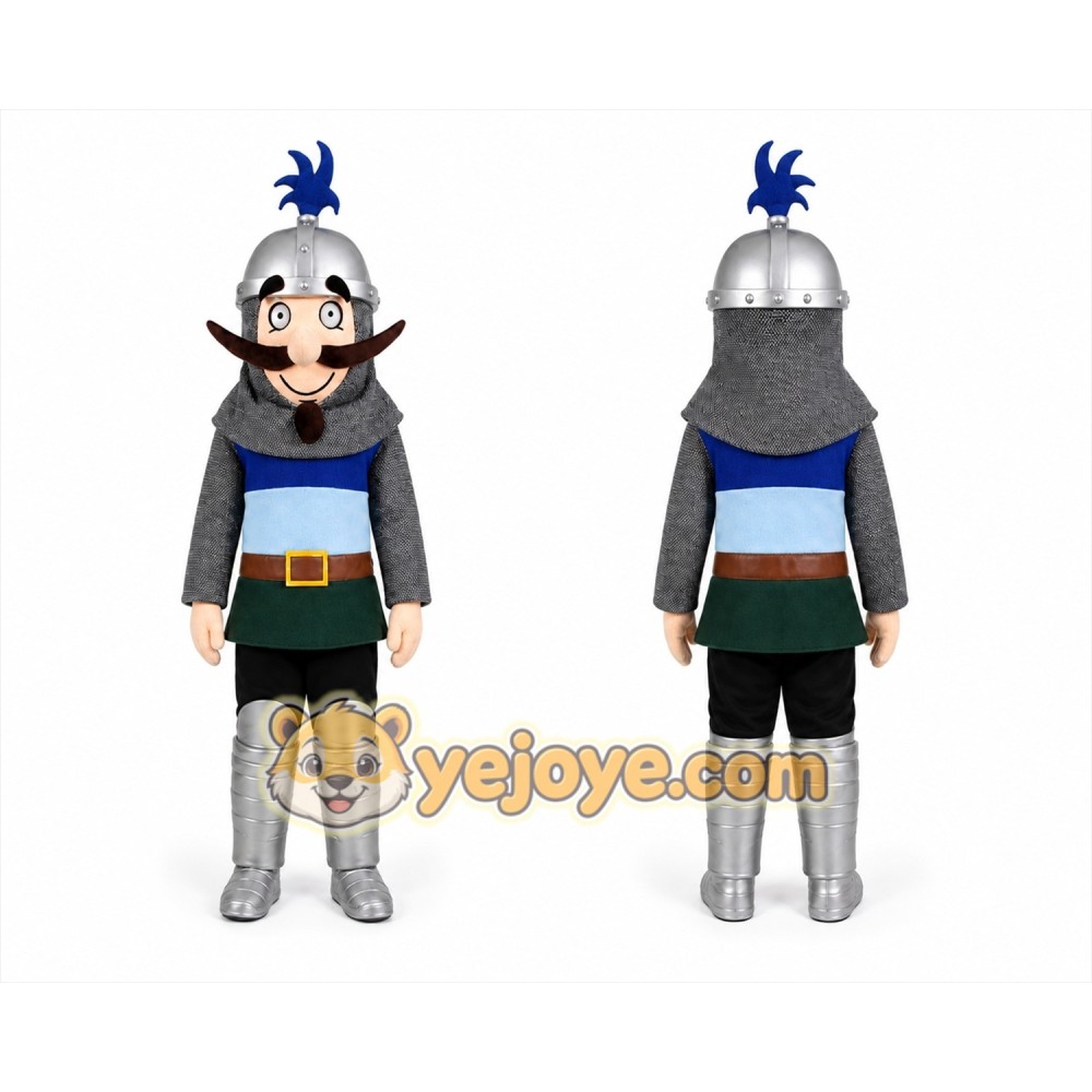 Knight Mascot Costume for Adults Custom Logo Party Character Suit Knight Mascot Costume for Adults Custom Logo Party Character Suit