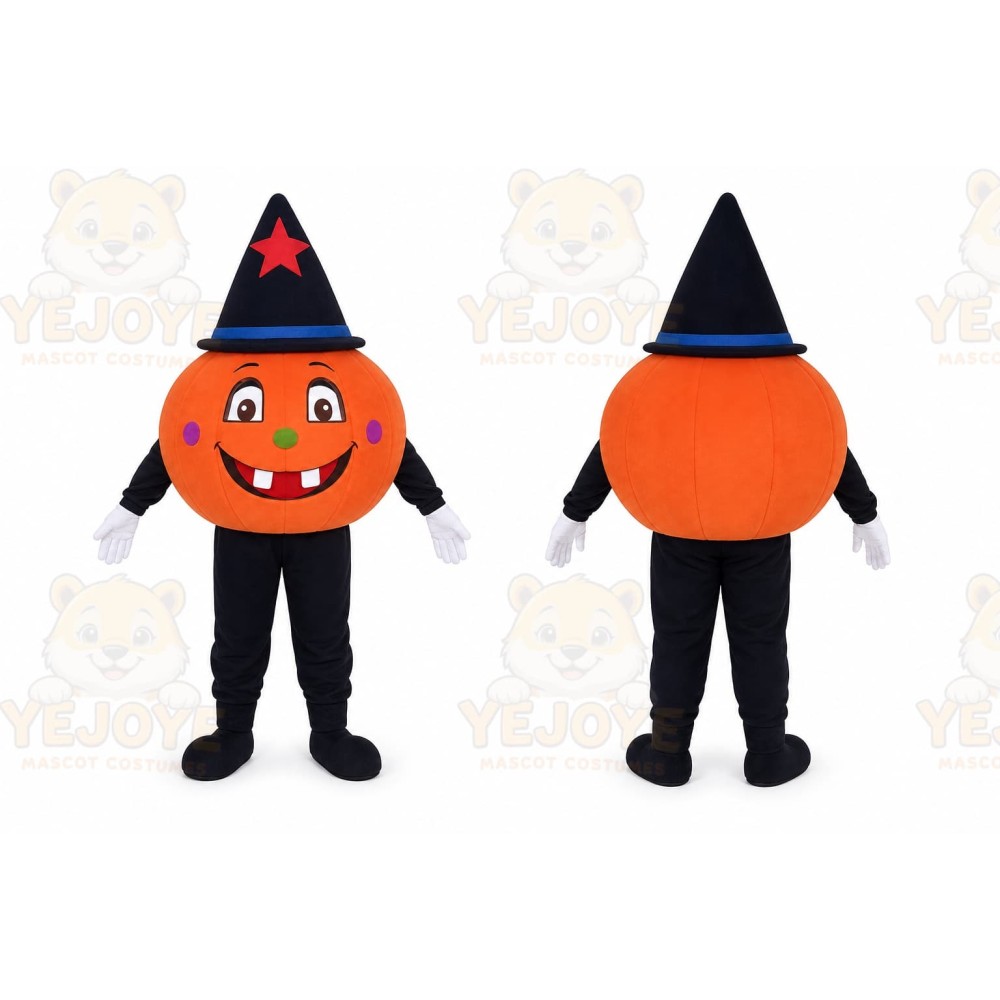 Pumpkin Mascot Costume for Adults Custom Logo Party Character Suit