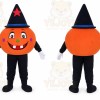 Pumpkin Mascot Costume for Adults Custom Logo Party Character Suit
