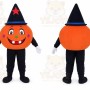 Pumpkin Mascot Costume for Adults Custom Logo Party Character Suit
