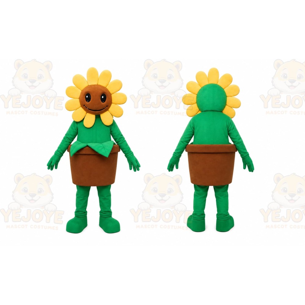 Flower Mascot Costume for Adults Custom Logo Party Character Suit