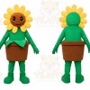 Flower Mascot Costume for Adults Custom Logo Party Character Suit