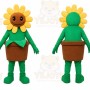 Flower Mascot Costume for Adults Custom Logo Party Character Suit